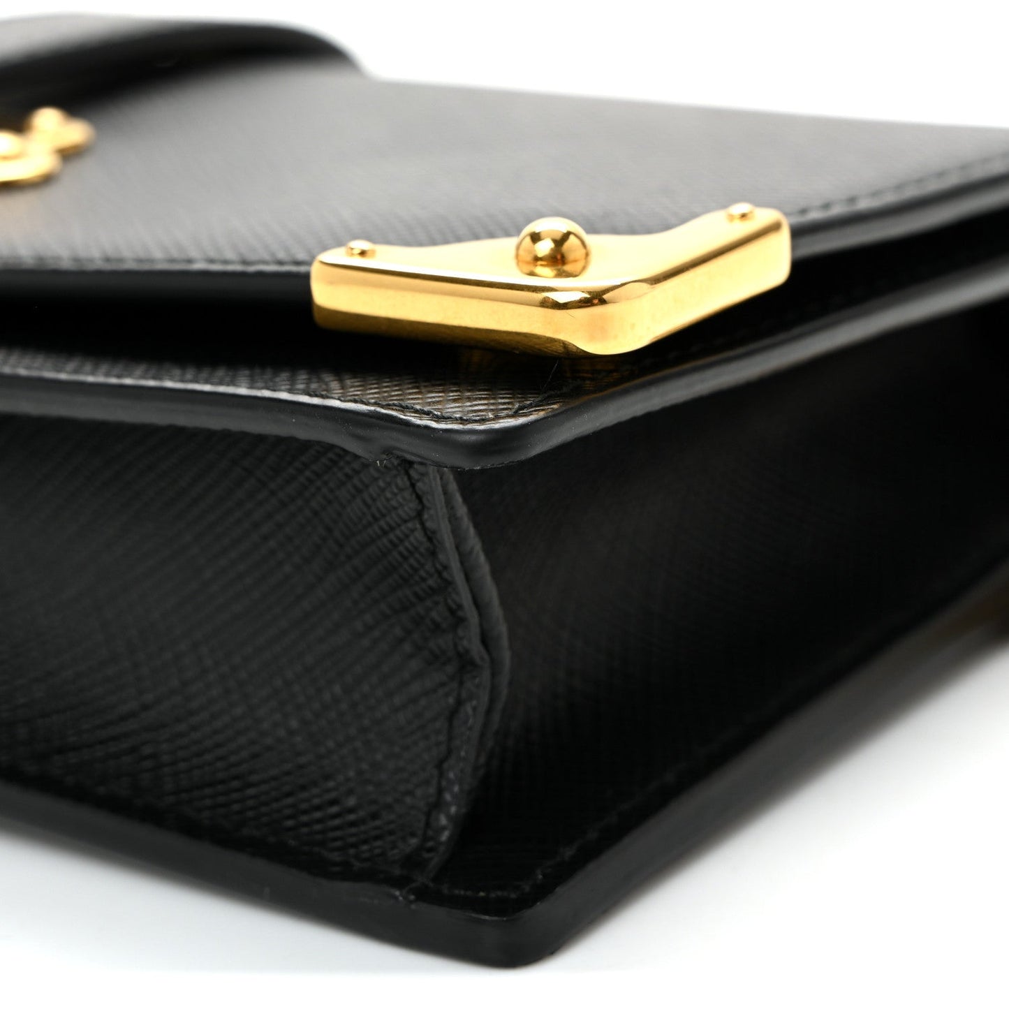 Saffiano Cahier Mini Bag Black