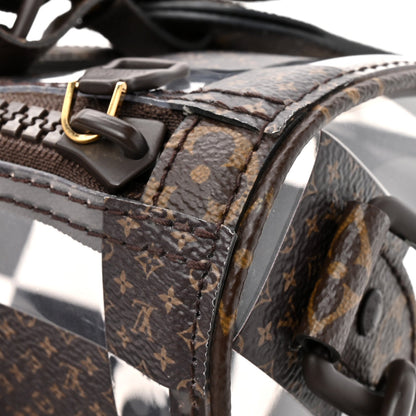 PVC Monogram Chess Keepall Bandouliere 25