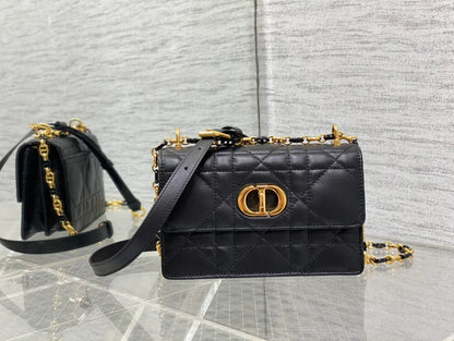 Dior Miss Caro Bag Macrocannage Lambskin Bag - 19 x 13 x 5.5 cm