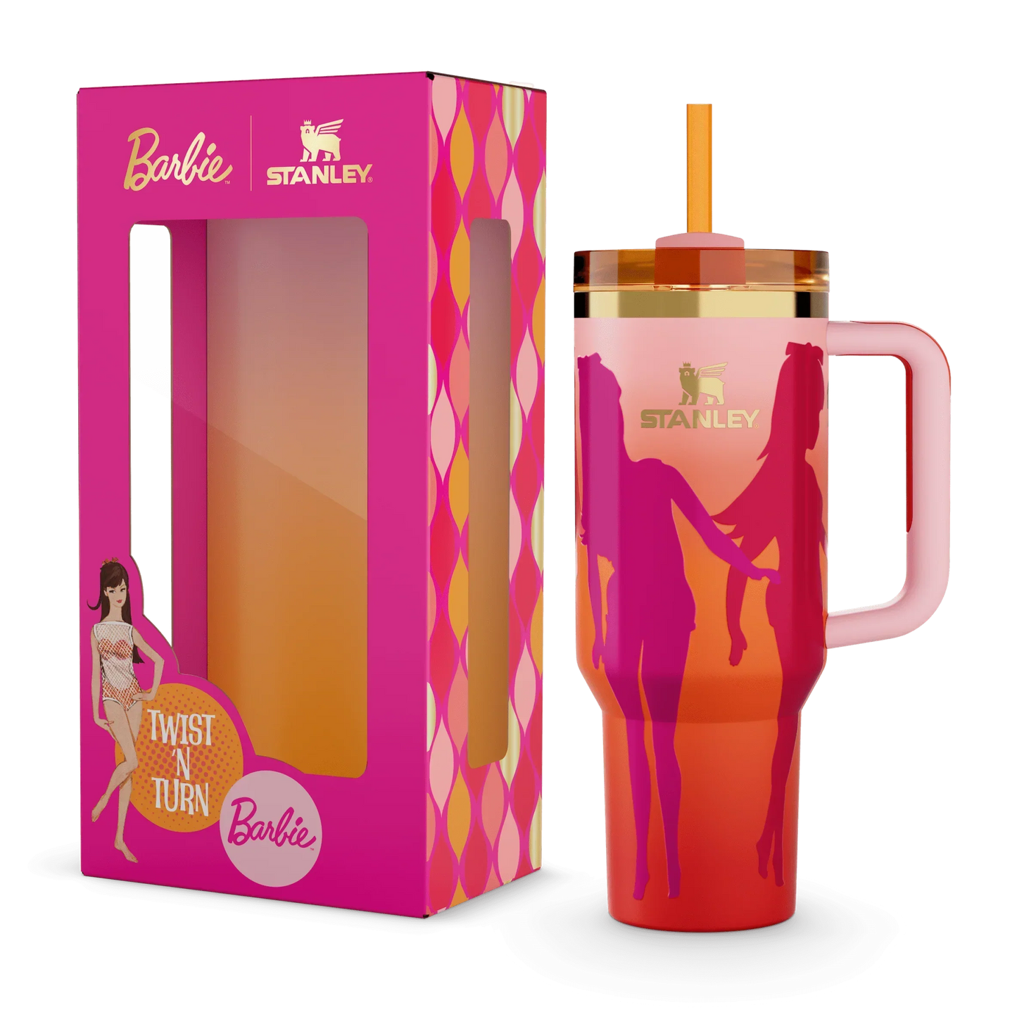 The Barbie™ x Stanley ’60s Twist ’N Turn Quencher | 40 OZ