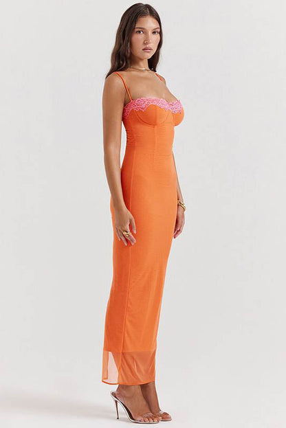 Summer Breeze Strap Midi Dress