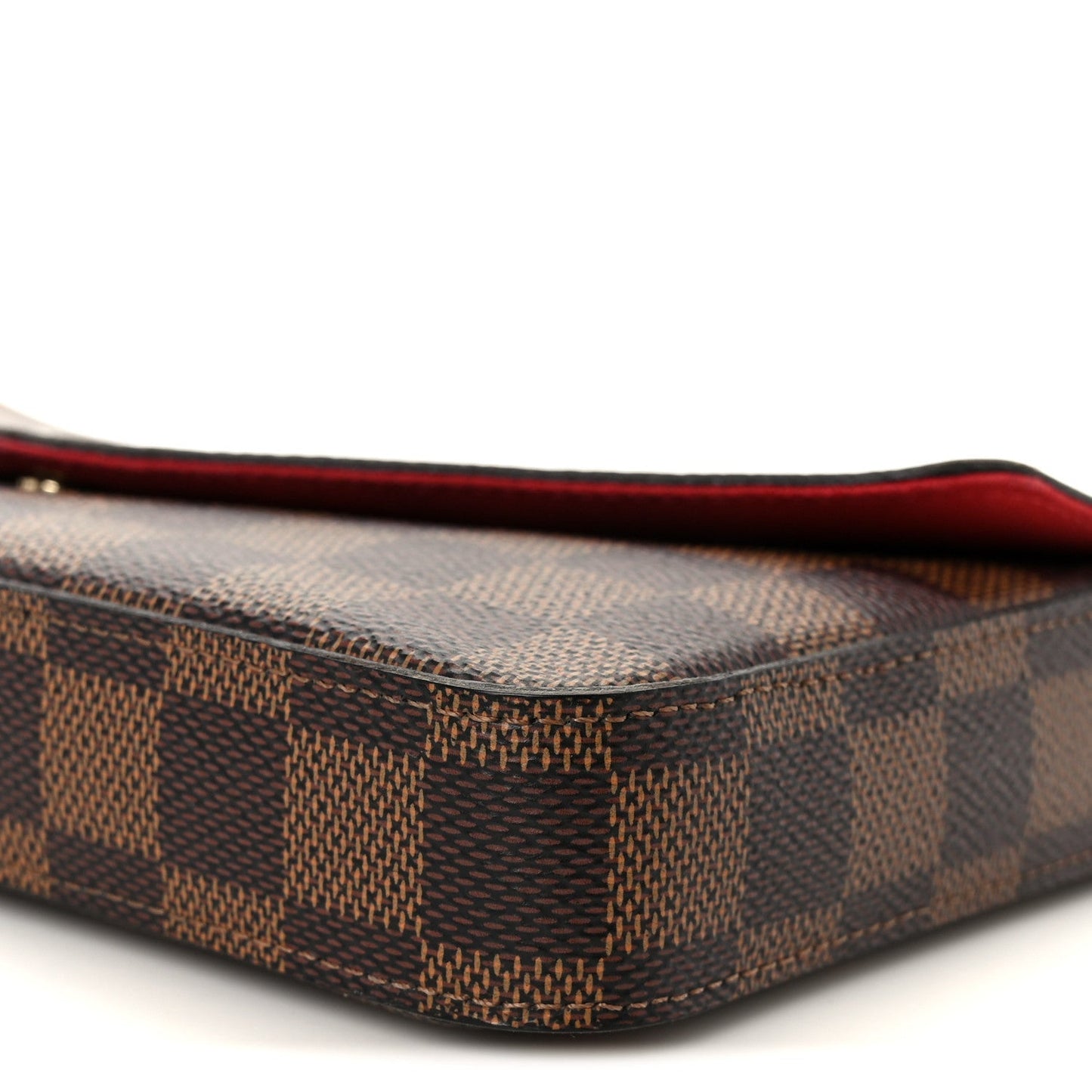 Damier Ebene Pochette Felicie Chain Wallet