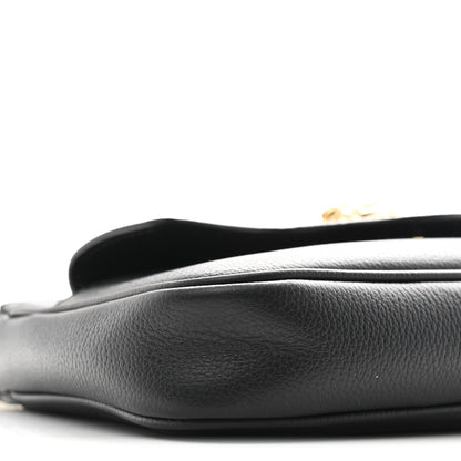Grained Calfskin La Medusa Mini Bag Black