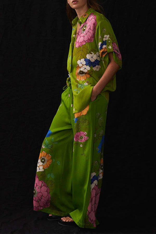 Camisa Olivia en verde