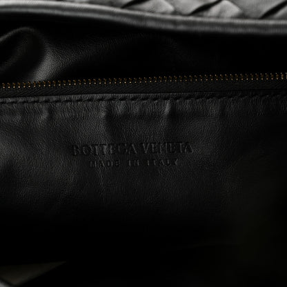 Calfskin Intrecciato Large Hop Black