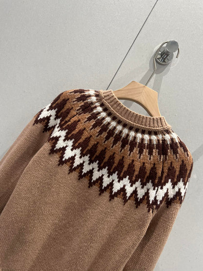 Gucci Sweater Brown Wool 208803