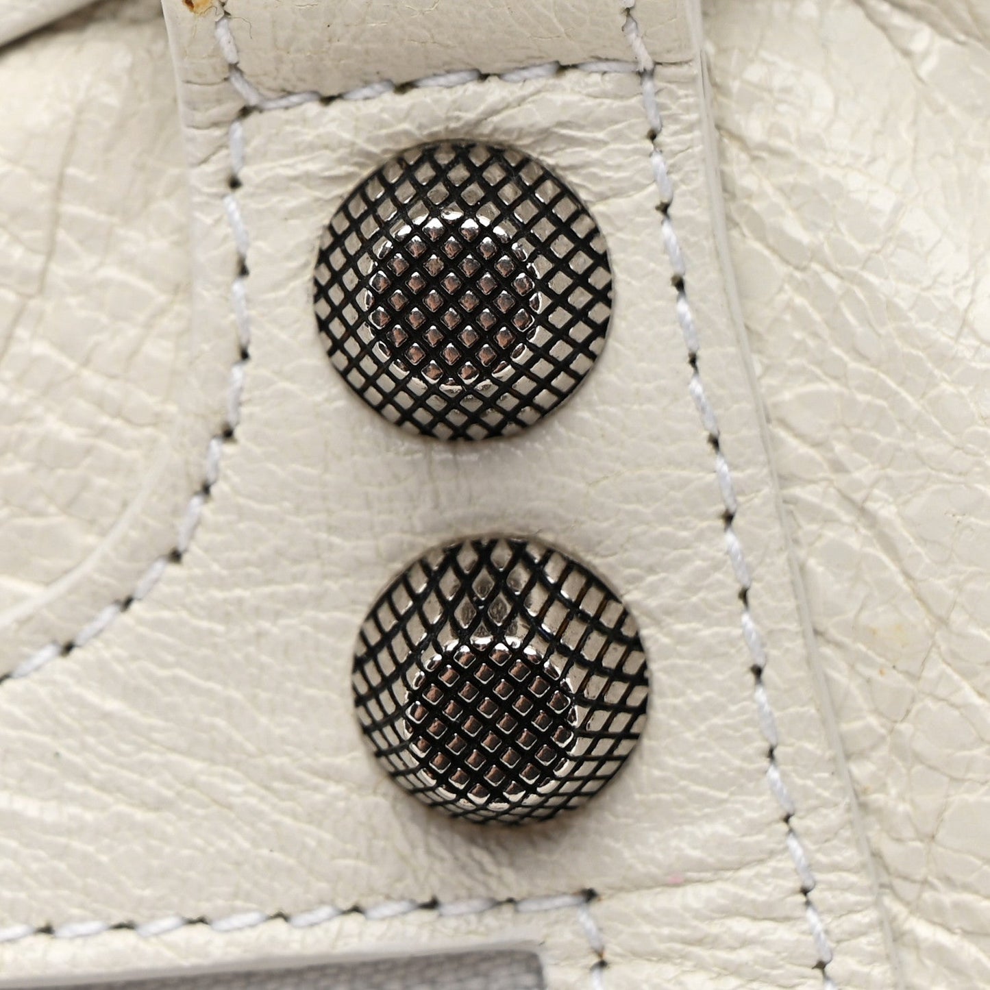 Agneau Arena Neo Cagole City Handbag Optic White
