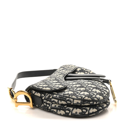 Oblique Saddle Bag Blue
