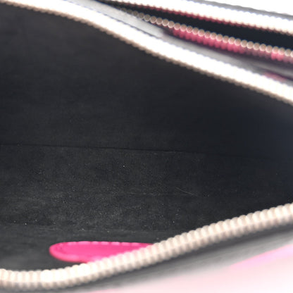 LV X YK Empreinte Multi Pochette Accessories Black Fuchsia