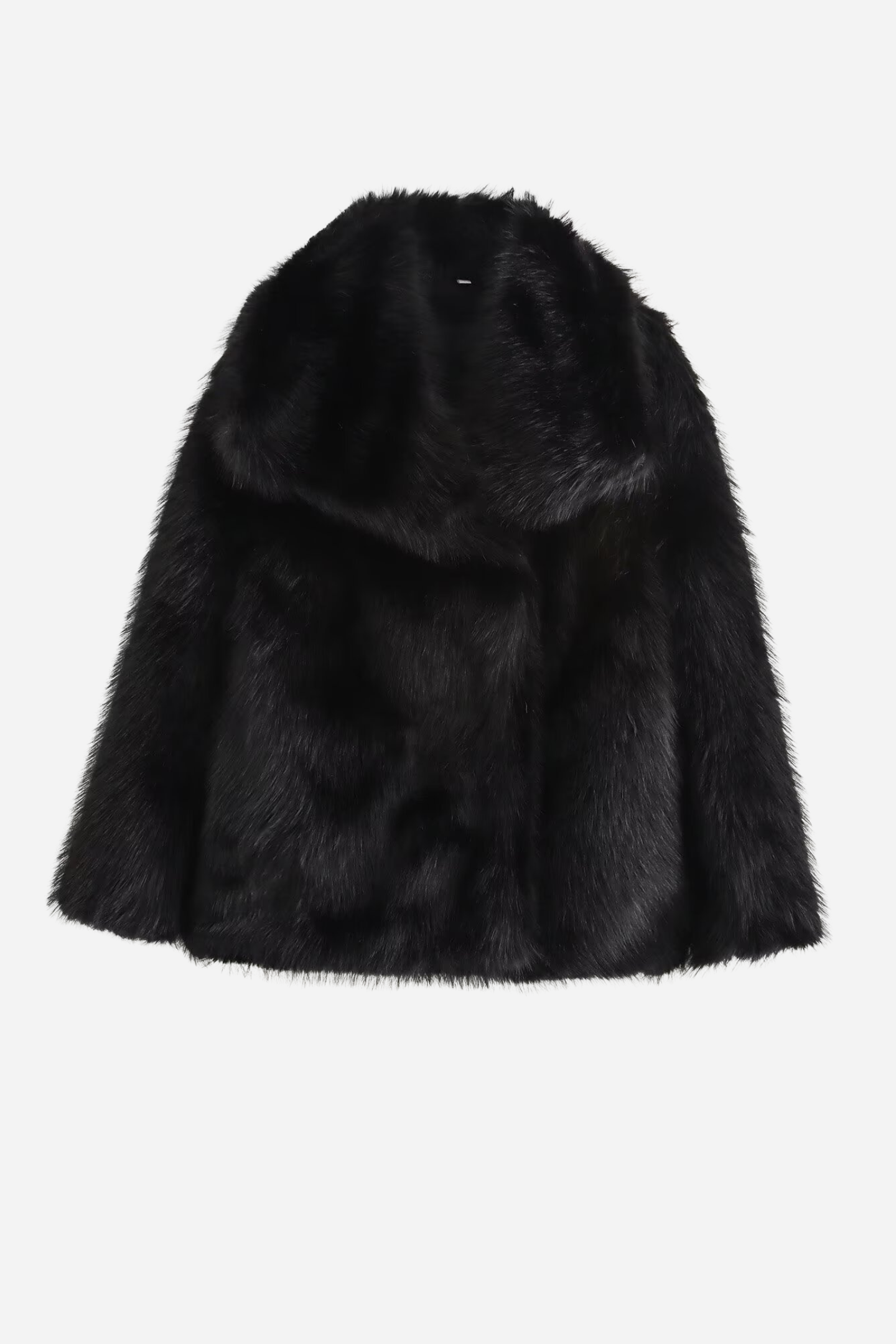 Chaqueta con cuello chal de piel sintética Lucy 
