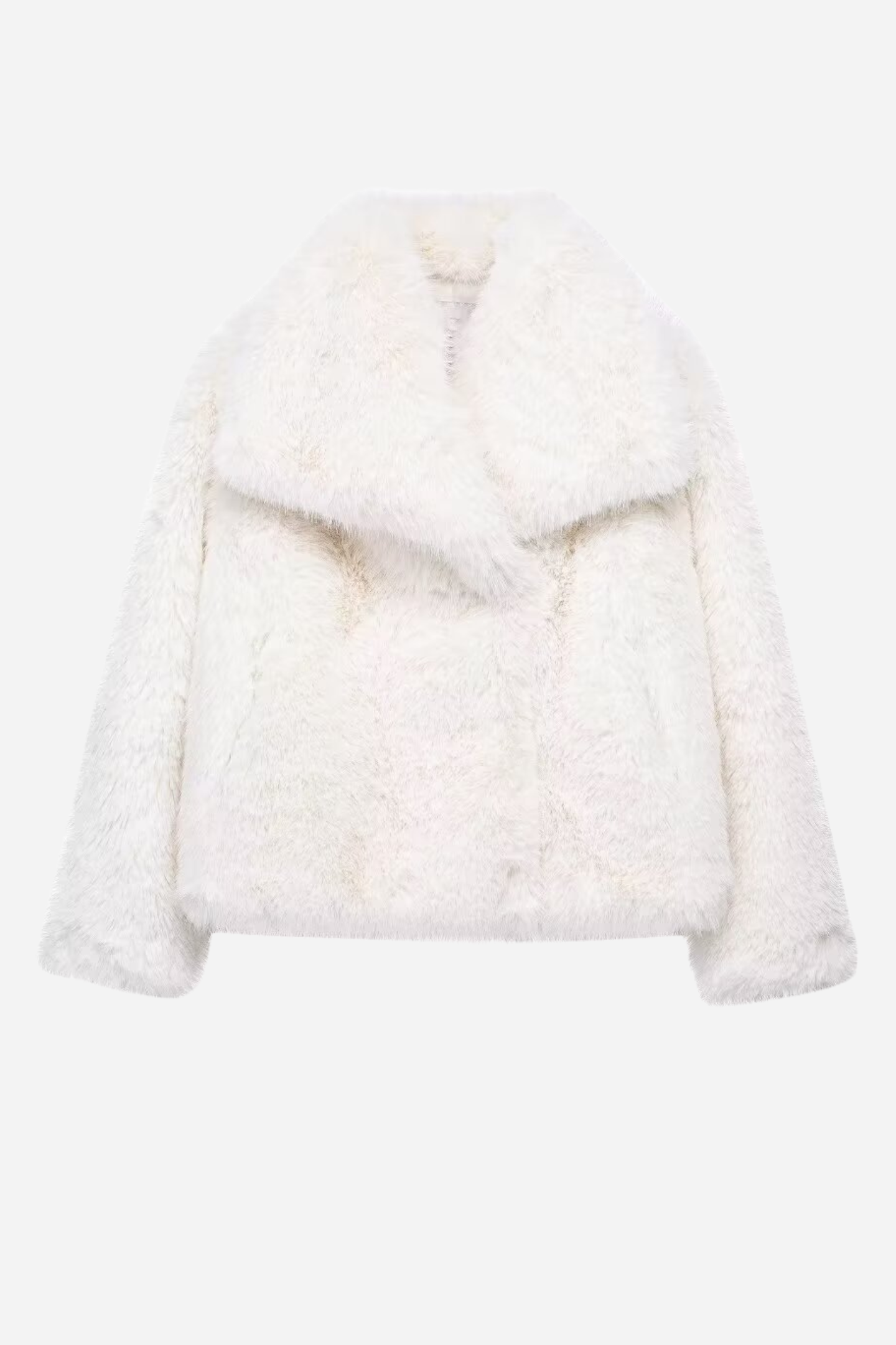 Chaqueta con cuello chal de piel sintética Lucy 
