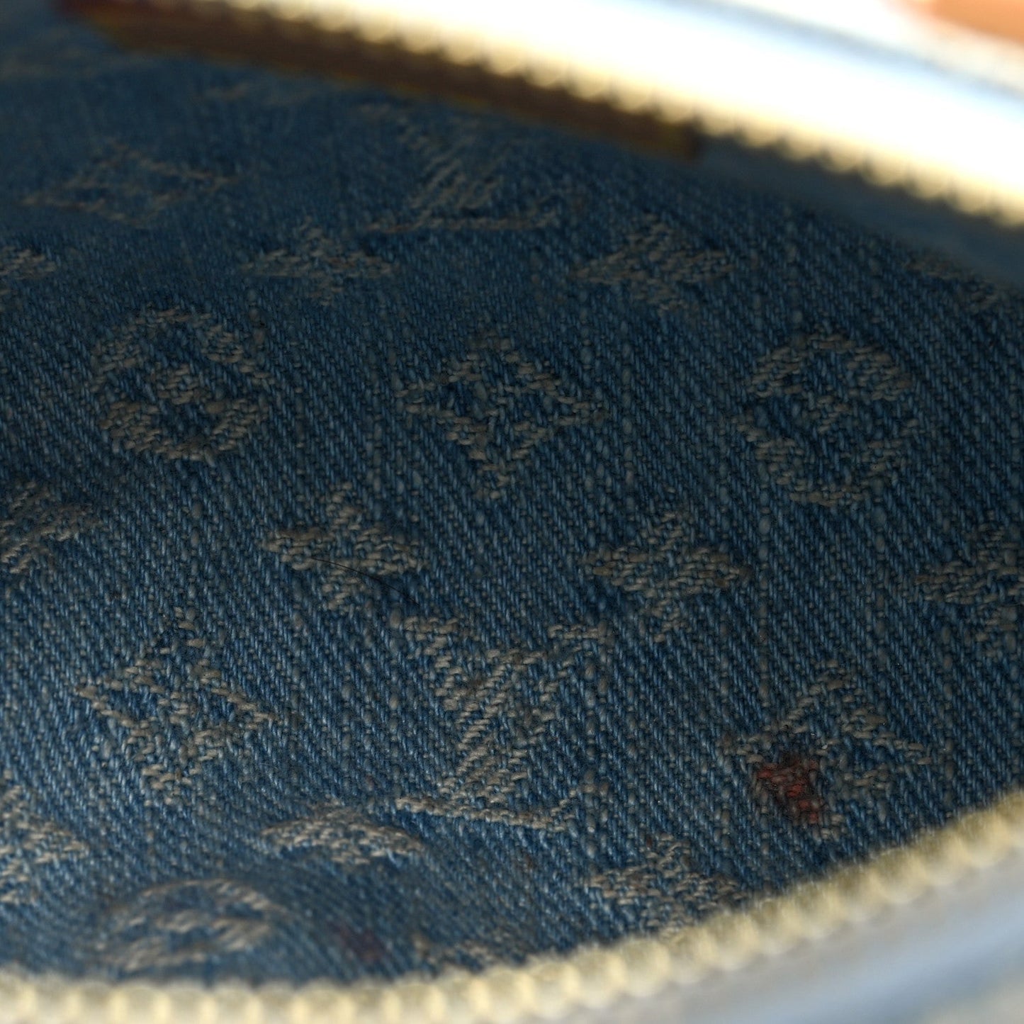 Monogram Denim Nano Speedy Sky Blue