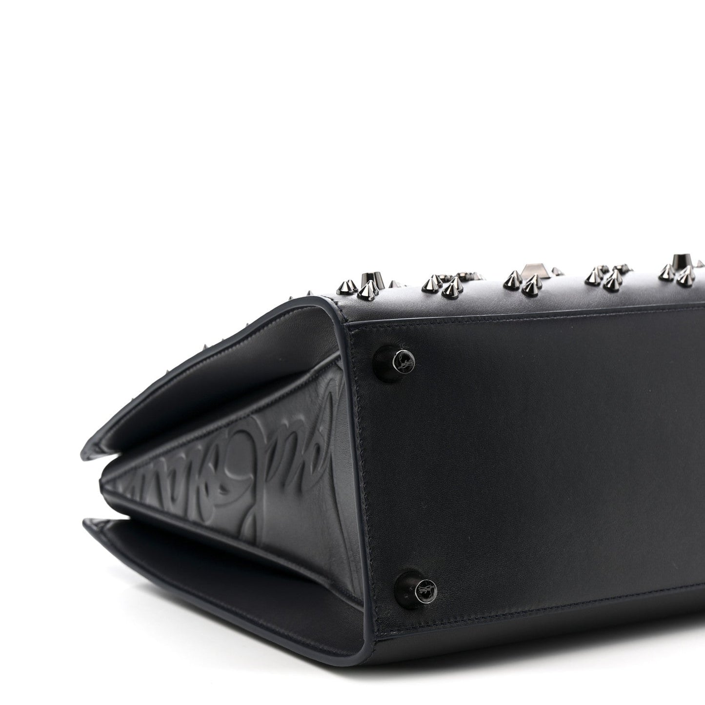 Nappa Irise Spikes Loubinthesky Medium Paloma Zaffiro