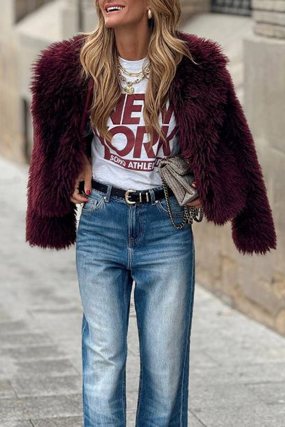Chaqueta polar ideal en tono fucsia