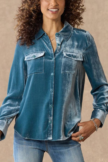 Camisa de terciopelo Juliana