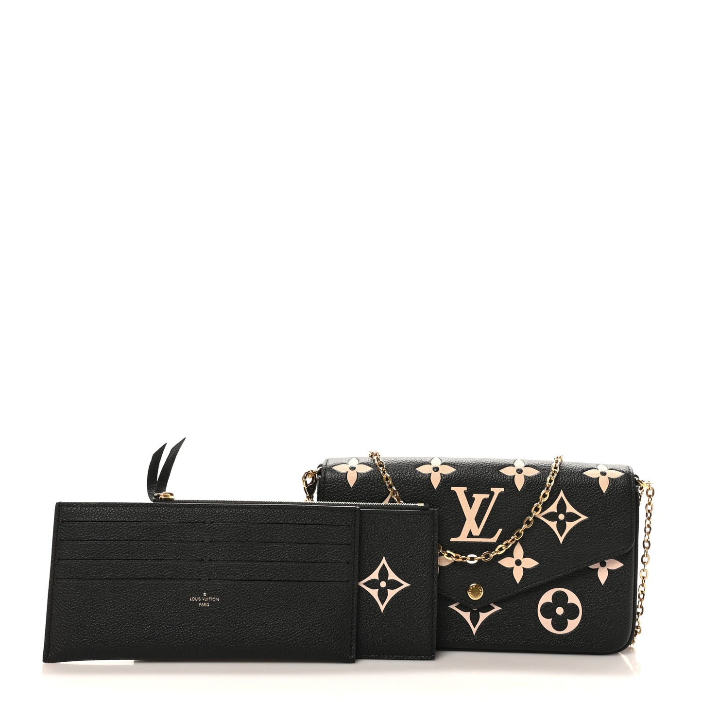 Empreinte Monogram Giant Felicie Pochette Black Beige