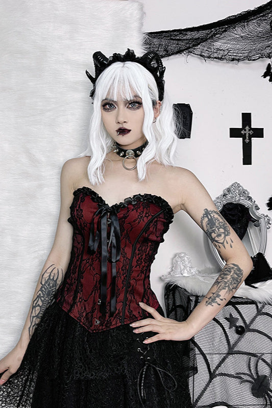 Sexy Lace Tie Slim Corset