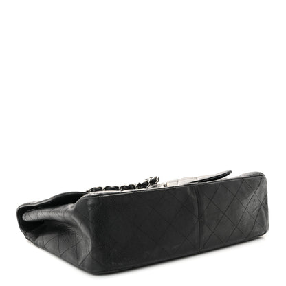 Caviar Quilted Jumbo Single Flap Black