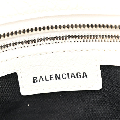 Agneau Arena Neo Cagole City Handbag Optic White