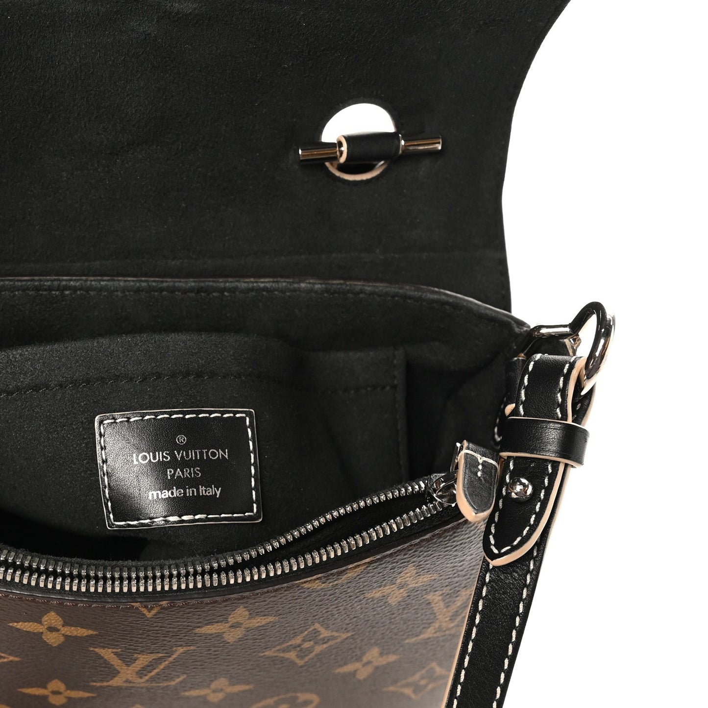 Calfskin Monogram Chain It Bag PM Black