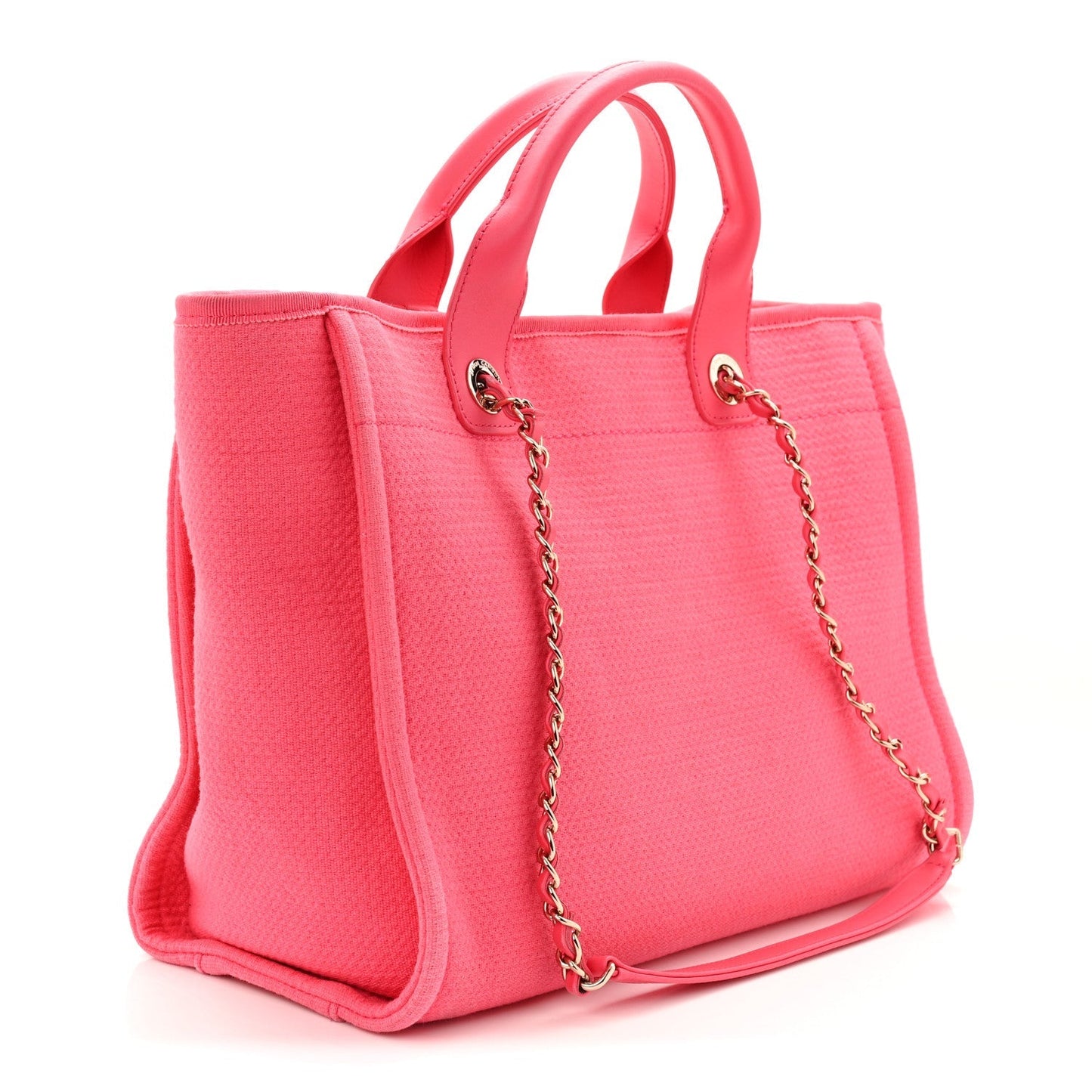 Mixed Fibers Small Deauville Tote  Pink
