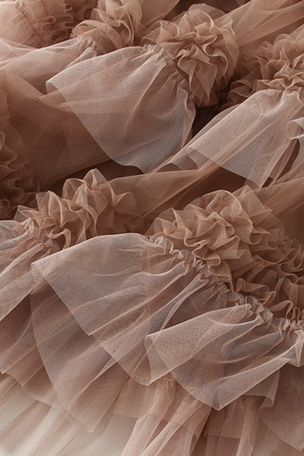 Falda tutú de moda con forma de pastel