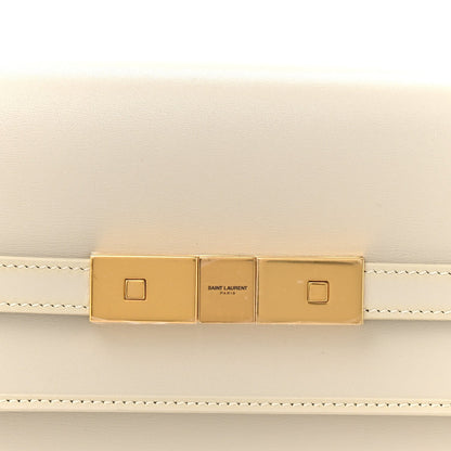 Smooth Calfskin Manhattan Shoulder Bag Crema Soft