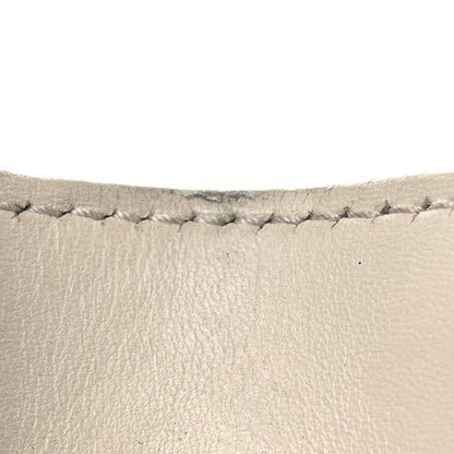 Calfskin Matelasse Super Mini GG Marmont Shoulder Bag White
