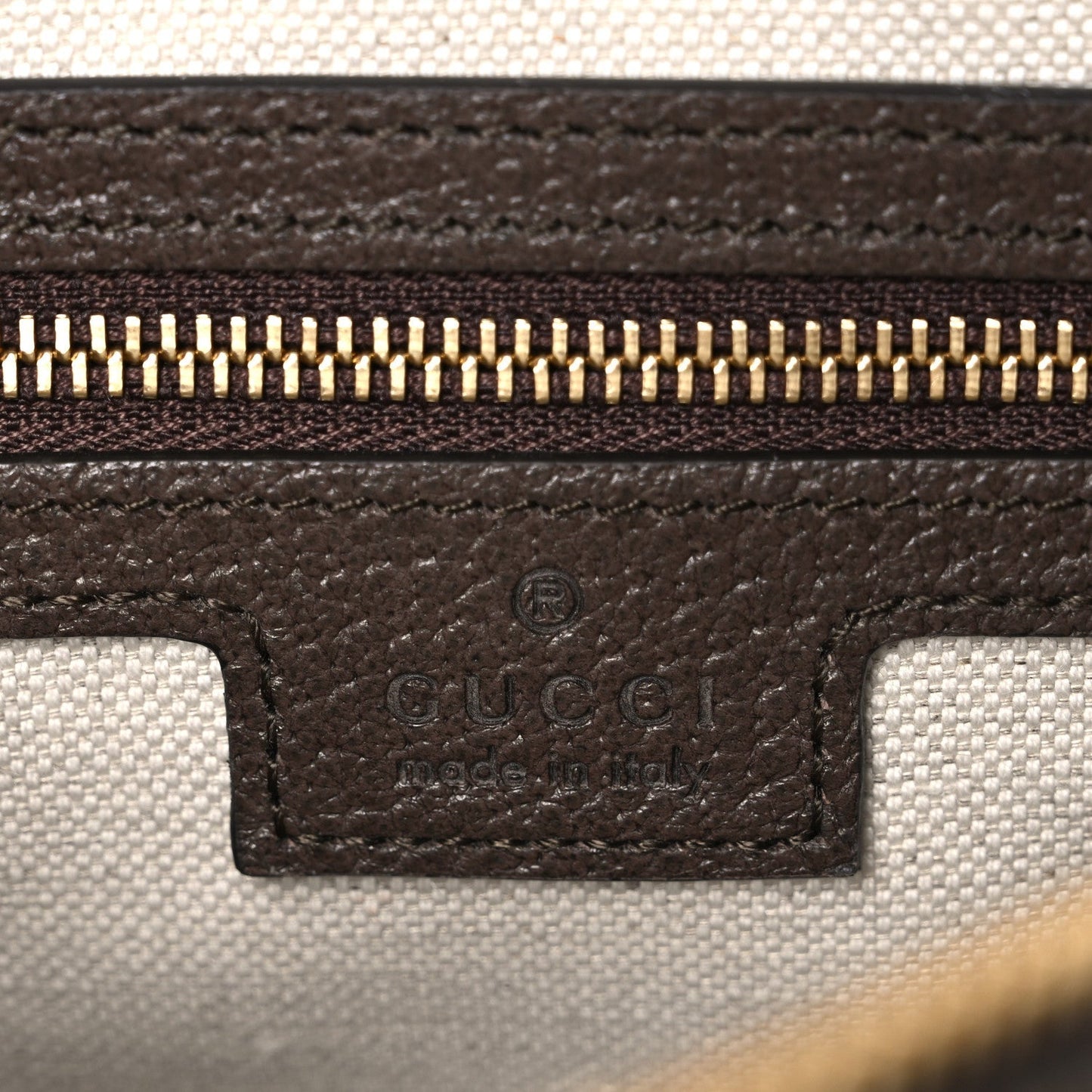 GG Supreme Monogram Textured Dollar Calfskin Web Studded Mini Ophidia Flap Shoulder Bag Beige Ebony New Acero