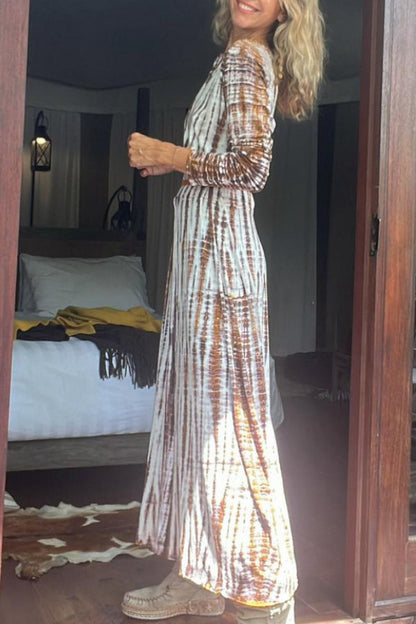 Falda larga elegante y de moda estilo desierto