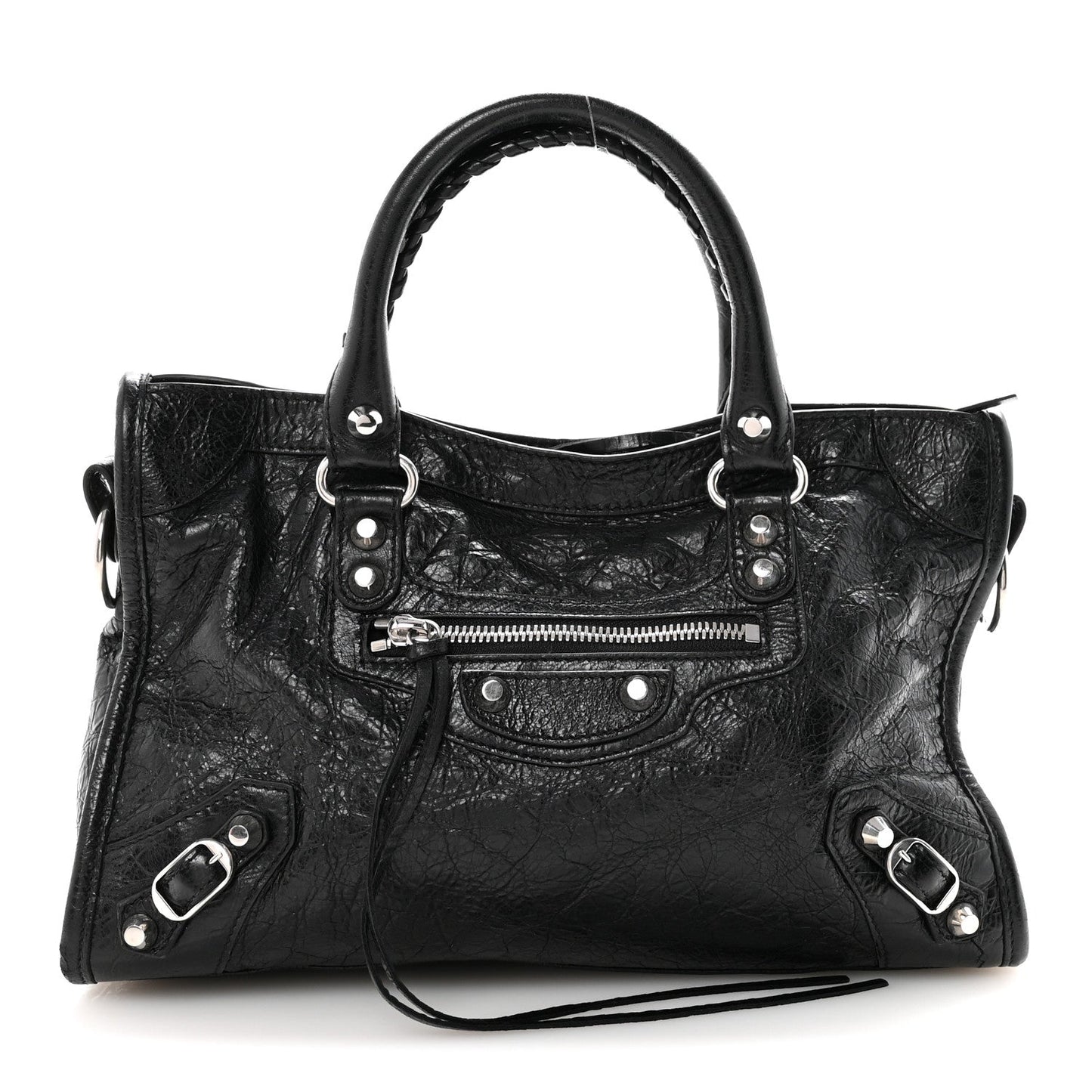 Agneau Arena Storico Silver Hardware Small Le City Black