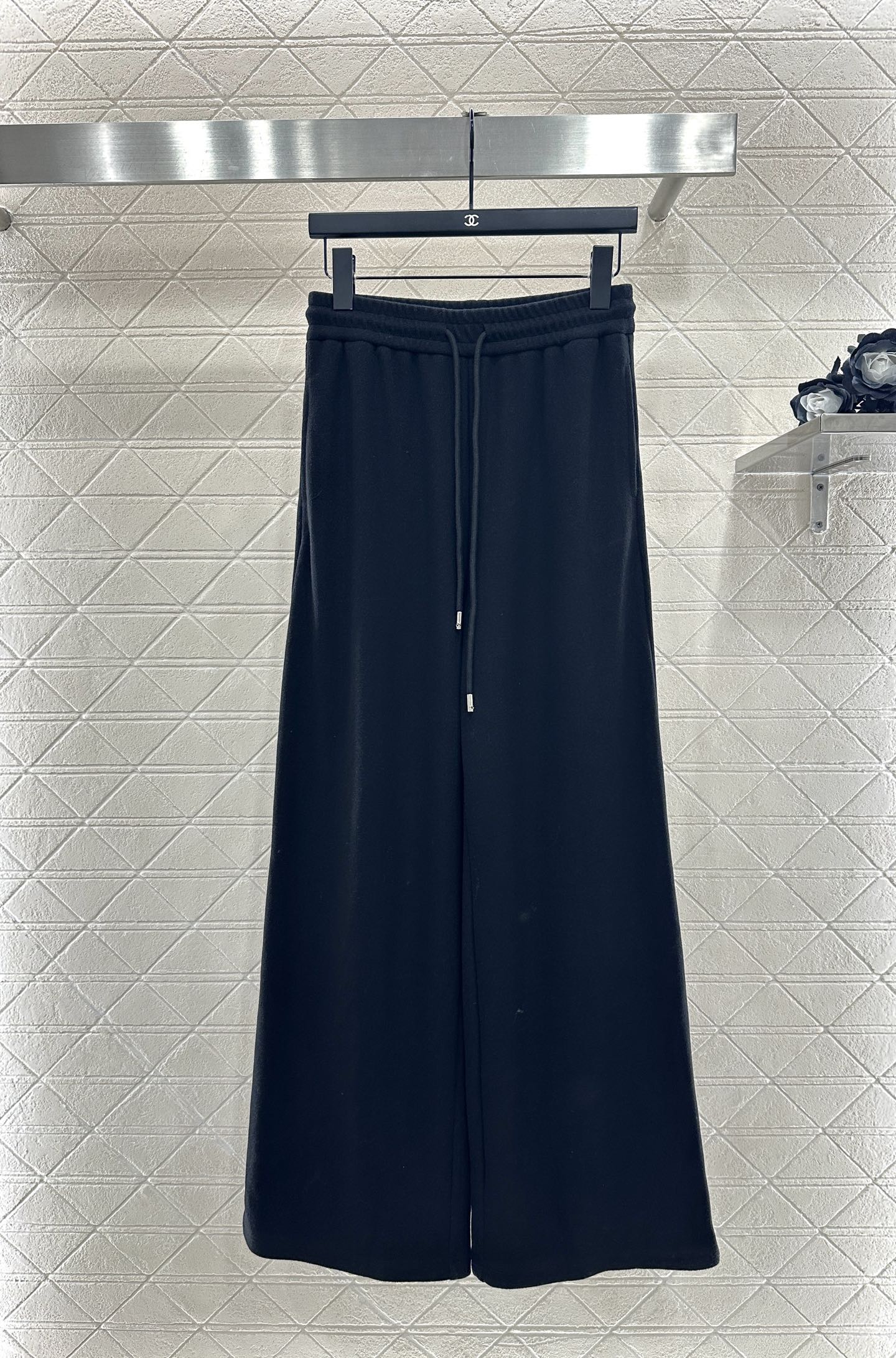 CC 25 Jacket and Pants Set Black Viscose and Polyester