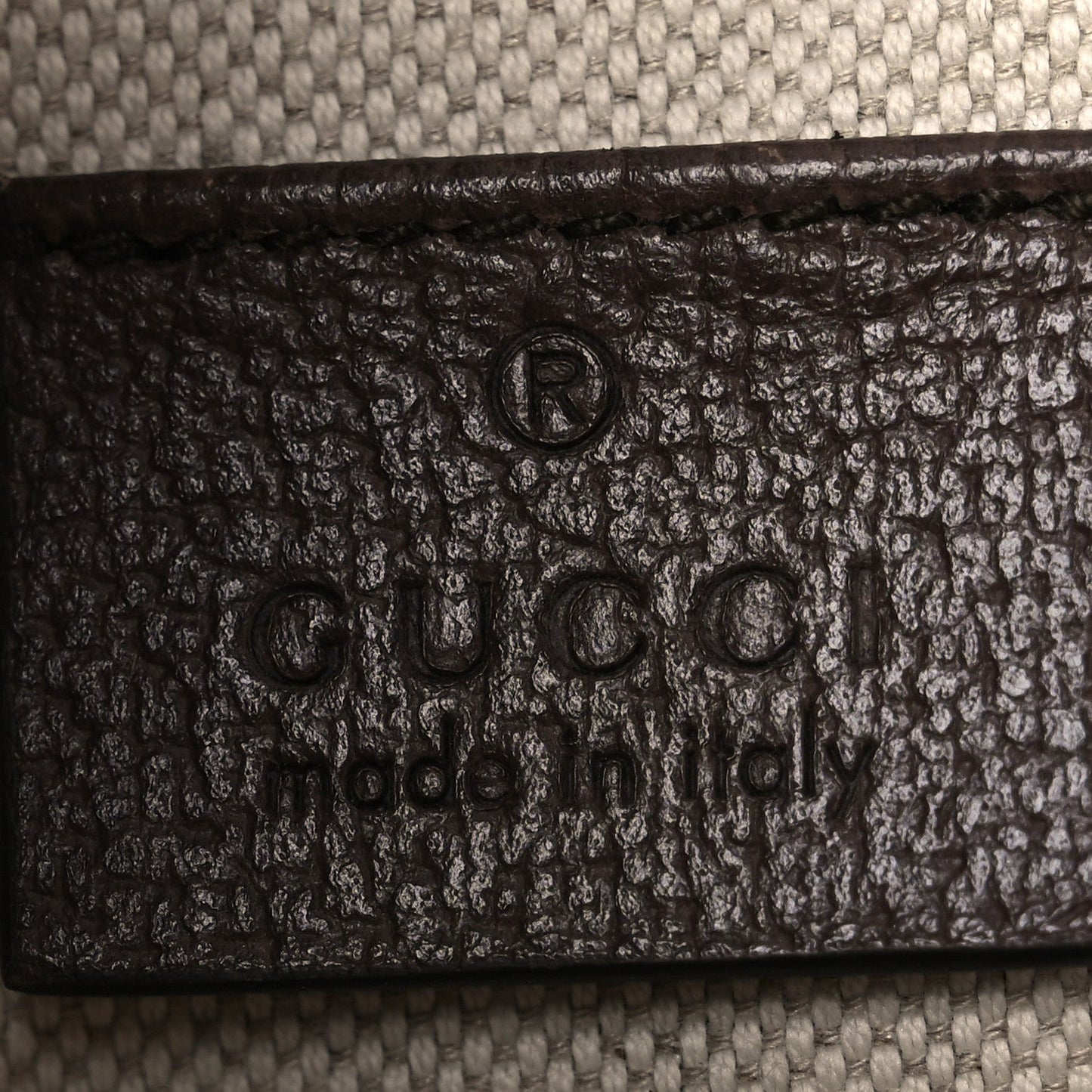 GG Supreme Monogram Neo Vintage Web Belt Bag Brown