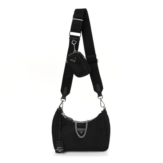 Nylon Re-Edition 2005 Shoulder Bag Black