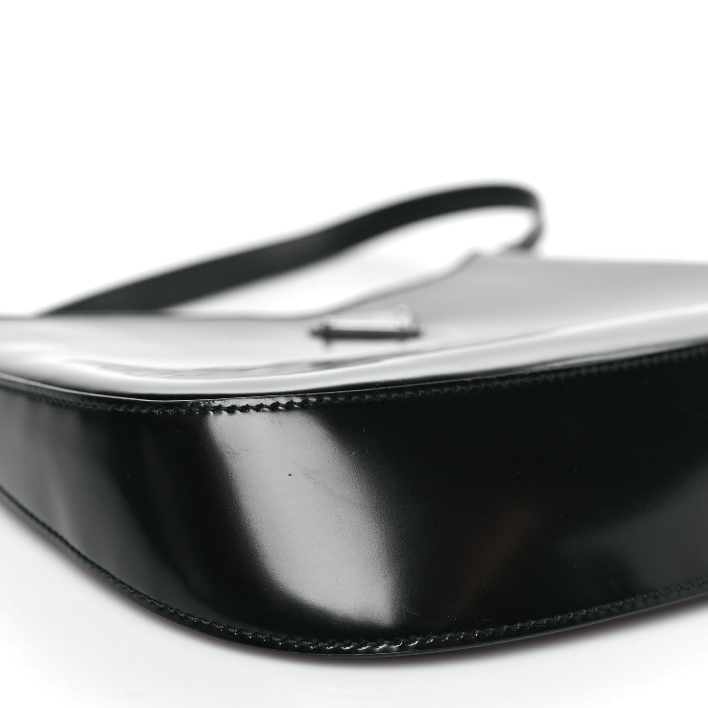 Spazzolato Cleo Shoulder Bag Black