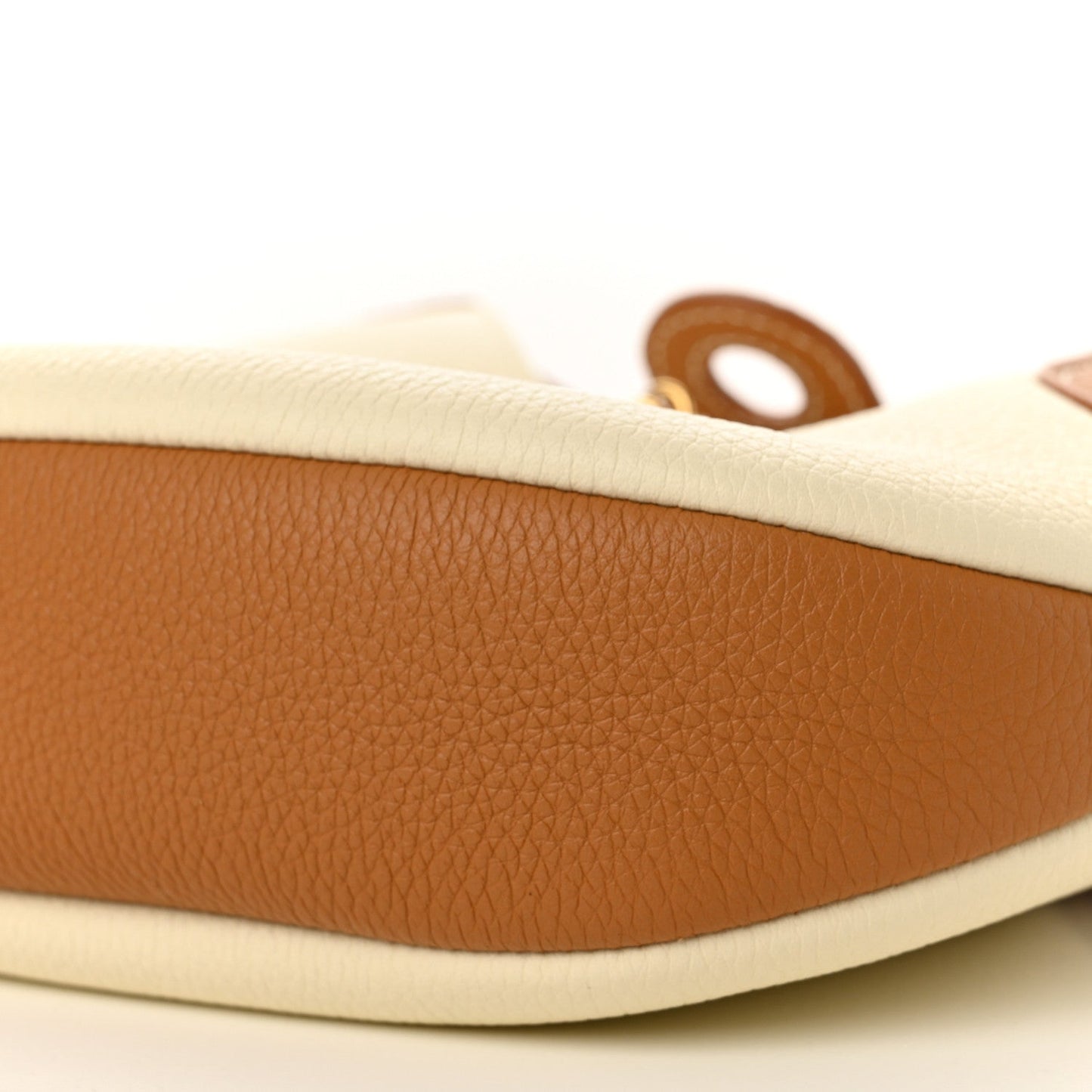 Grained Calfskin Mini Bobbin Wheat
