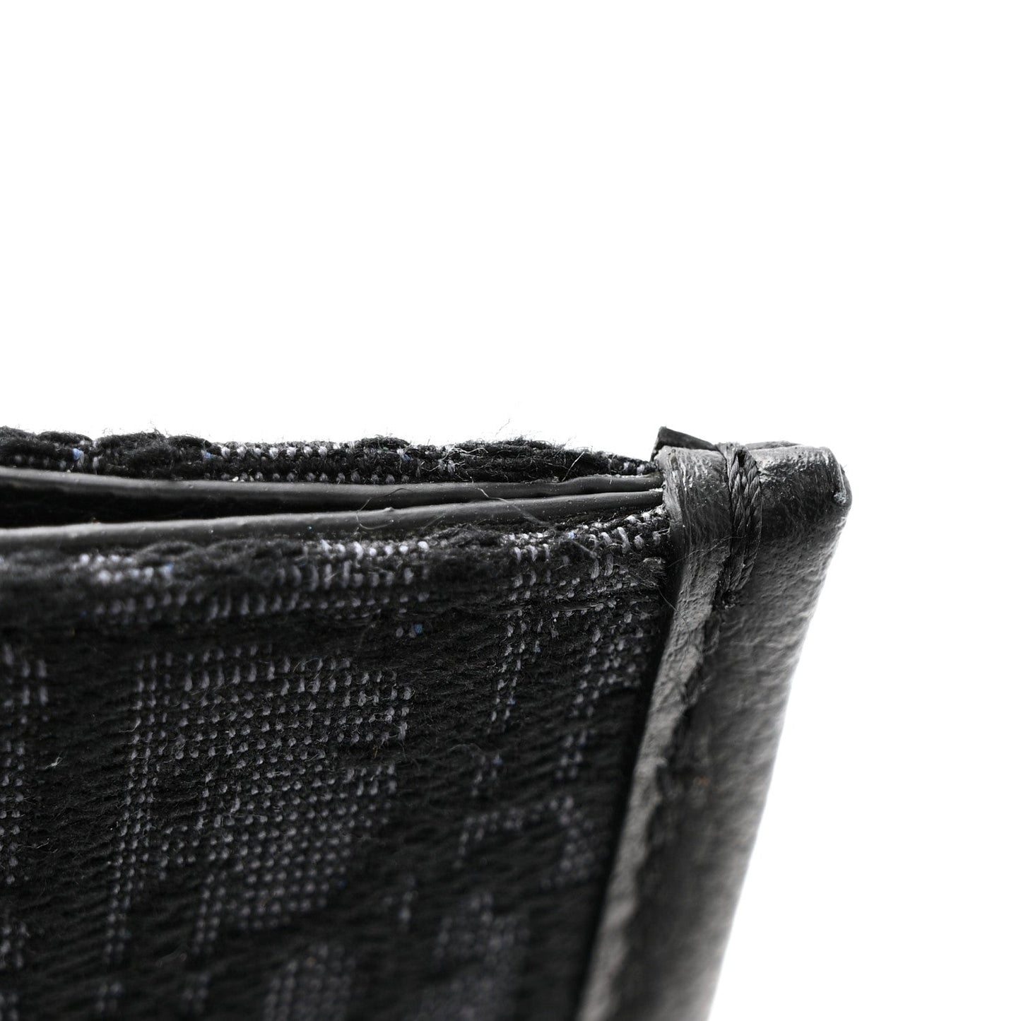 Oblique Grained Calfskin East West Tote Black