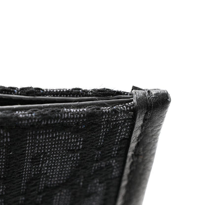 Oblique Grained Calfskin East West Tote Black