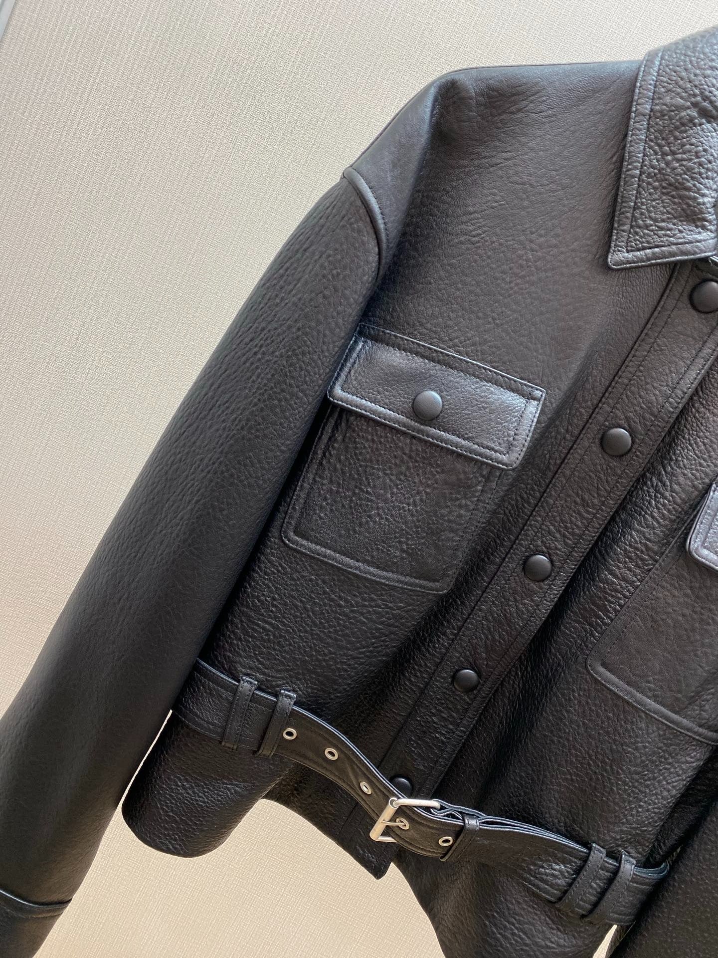 YSL 25S LEATHER JACKET STYLE 164