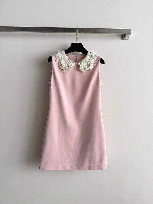 CC 26SS Sleeveless Dress Light Pink Polyester 352965