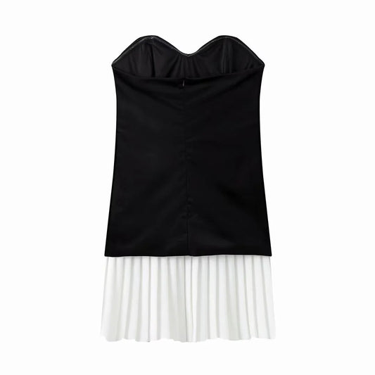 REECE WHITE RUFFLE MINI DRESS