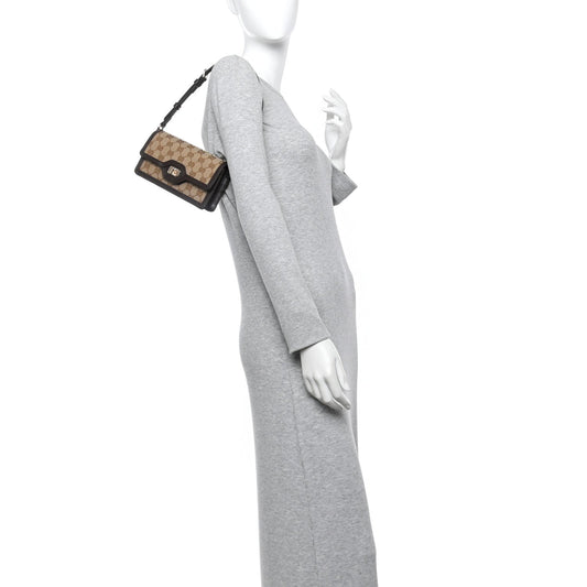 GG Monogram Mini Luce Shoulder Bag Beige Ebony