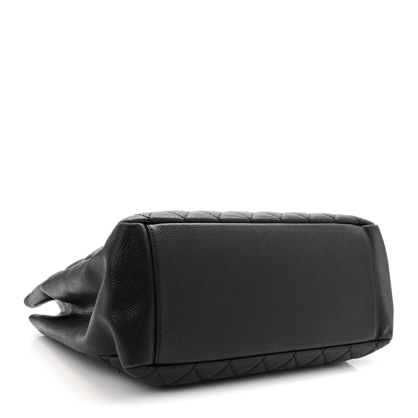 Caviar Quilted Grand Shopping Tote GST Black