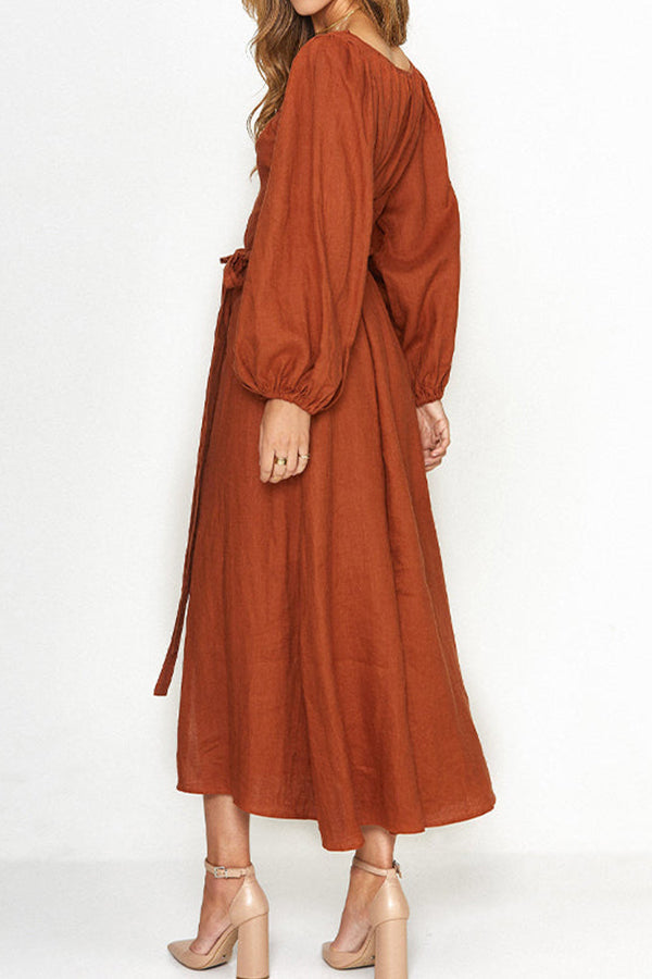 VESTIDO CRUZADO MULTIUSOS CON BOTONES DELANTEROS
