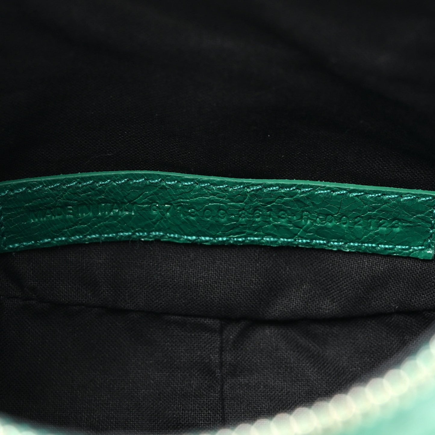 Agneau Arena Le Cagole Shoulder Bag XS Jade