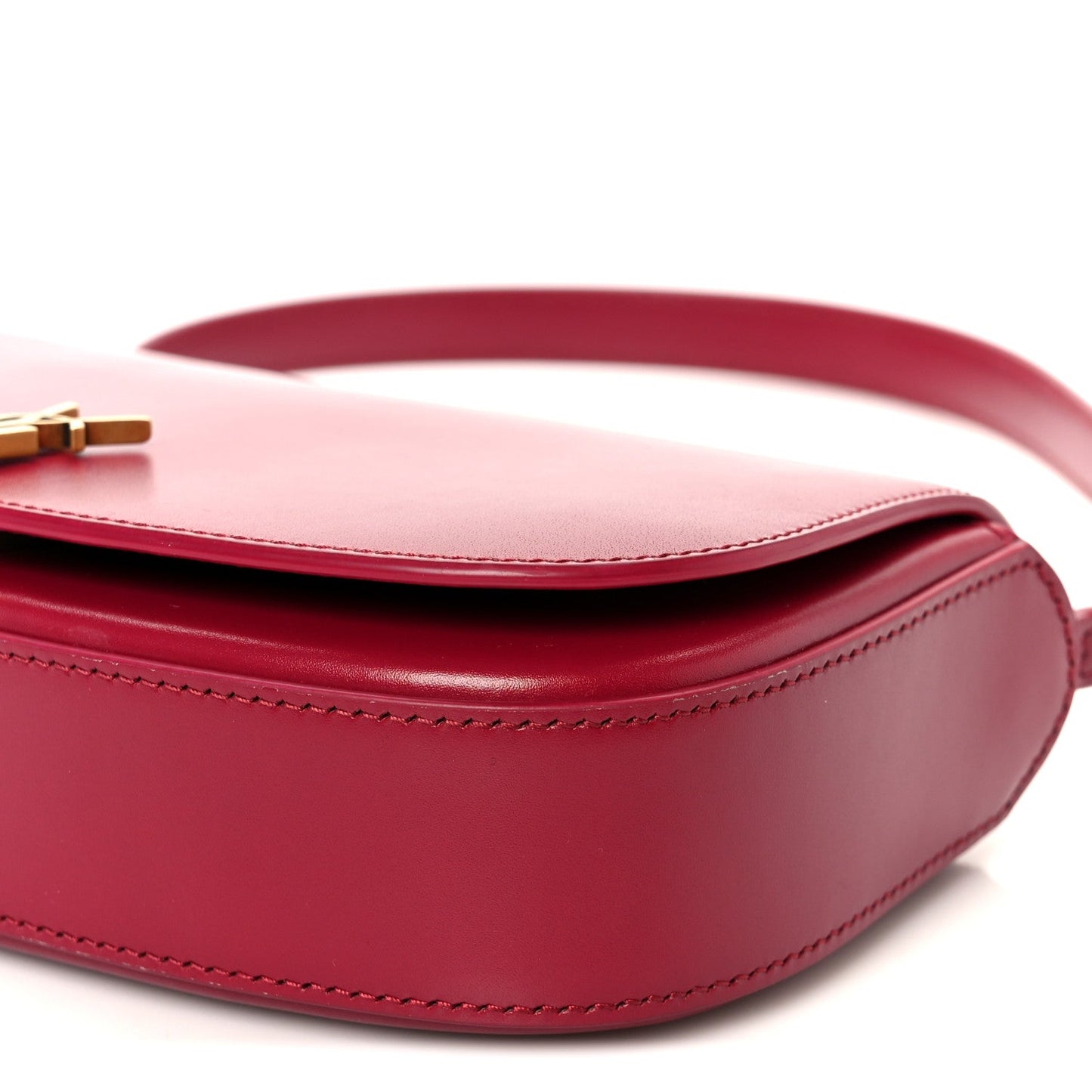 Box Calfskin Mini Voltaire Shoulder Bag Burgundy
