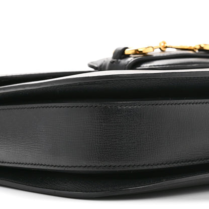 Azalea Calfskin Horsebit 1955 Shoulder Bag Black