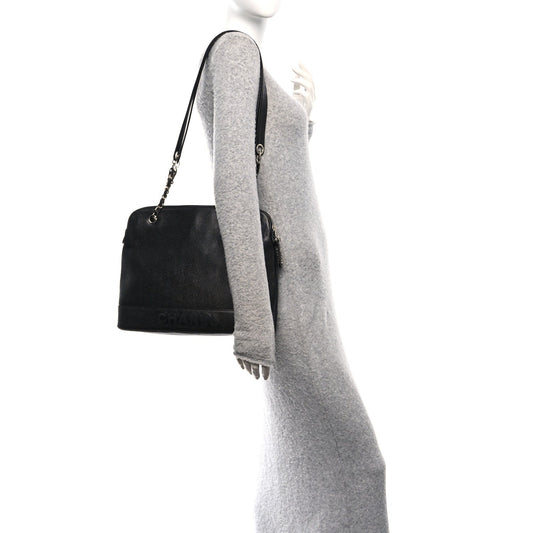 Caviar Shoulder Bag Black