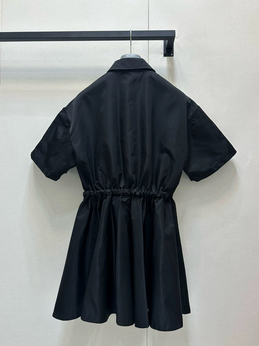 Prada Short-Sleeved Re-Nylon Dress