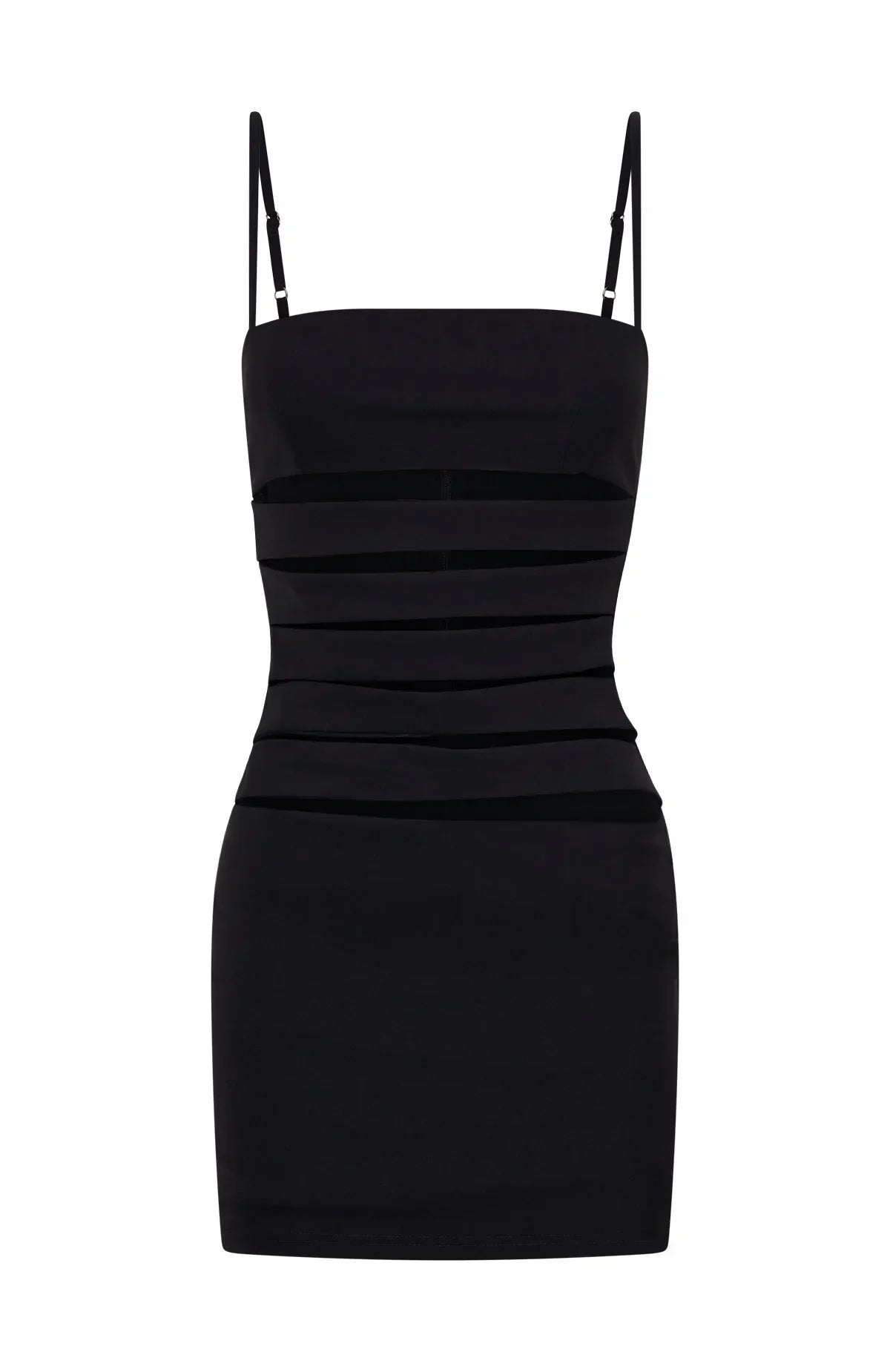 He Won't Hear This Mini Dress Black